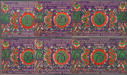 Deutschland - Notgeld - Schleswig-Holstein: Heidgraben, Gemeinde, Je 2 X 25, 50, 75 Pf., O. D. - 31. - [11] Local Banknote Issues