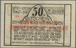 Deutschland - Notgeld - Schleswig-Holstein: Norderdithmarschen, Kreis 500.000 Mark Überdruck, Ke.395 - Lokale Ausgaben