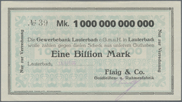 Deutschland - Notgeld - Württemberg: Lauterbach, Flaig & Co., 2 X 200 Mio. Mark, 6.10.1923 (Variante - [11] Emissioni Locali