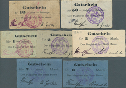 Deutschland - Notgeld - Ehemalige Ostgebiete: Mewe, Magistrat, 10, 50 Pf., 1, 2 (2, Grau Und Weiß), - Autres & Non Classés