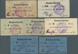 Deutschland - Notgeld - Ehemalige Ostgebiete: Mewe, Magistrat, 10, 50 Pf., 1, 2 (2, Grau Und Weiß), - Otros & Sin Clasificación