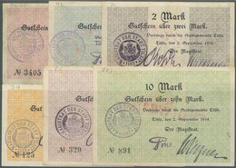 Deutschland - Notgeld - Ehemalige Ostgebiete: Tilsit, Ostpreußen, Magistrat, 1/2, O. D., 1 Mark, 2.9 - Otros & Sin Clasificación