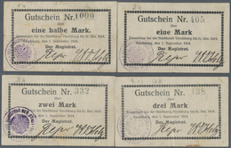 Deutschland - Notgeld - Ehemalige Ostgebiete: Vandsburg, Westpreußen, Magistrat, 1/2, 1, 2, 3 Mark, - Autres & Non Classés