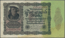 Deutschland - Sonstige: Großer Karton Mit Mehr Als 2100 Banknoten Deutsches Reich, Länderbanknoten U - Autres & Non Classés