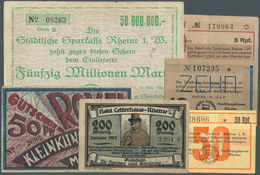 Deutschland - Notgeld: Fotoalbum Mit Ca. 350 Geldscheinen Auf Fotoecken. Enthalten Sind Ca. 290 Deut - Sonstige & Ohne Zuordnung