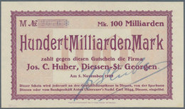 Deutschland - Notgeld - Bayern: Diessen-St. Georgen, Jos. C. Huber, Album Mit 17 Scheinen (14 Versch - [11] Lokale Uitgaven