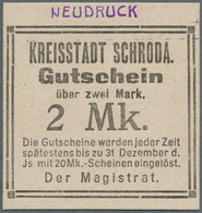 Deutschland - Notgeld - Ehemalige Ostgebiete: Regierungsbezirk Posen, Notgeld Von 1914, Sammlung Von - Other & Unclassified