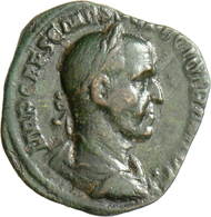 Traianus Decius (249 - 251): Traianus Decius 249-251: Sesterz, Rom, 15,54 G, RIC 117(b), Sehr Schön. - The Military Crisis (235 AD Tot 284 AD)