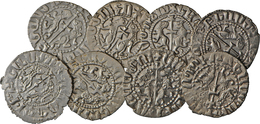 Armenien, Königreich: Levon I. 1198-1219: Tram O.J., Lot 8 Münzen. Sitzender König Mit Zepter Und Re - Other & Unclassified