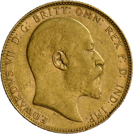 Australien - Anlagegold: Edward VII. 1901-1910: Sovereign 1910 P Für Perth, KM# 15, Friedberg 34, 7, - Sonstige & Ohne Zuordnung