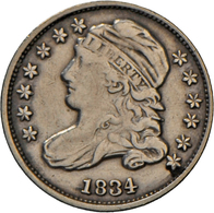 Vereinigte Staaten Von Amerika: 10 Cents 1834 Liberty Cap Dime, KM# 48, Schön. - Other & Unclassified