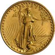 Vereinigte Staaten Von Amerika - Anlagegold: 10 Dollars 1987, American Eagle, KM# 217, 8,48g 917/100 - Andere & Zonder Classificatie