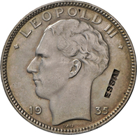 Belgien: Leopold III. 1934-1951: 20 Franken 1935 (Beidsprachig: Royaume De Belgique / Koninkrijk Bel - Sonstige & Ohne Zuordnung