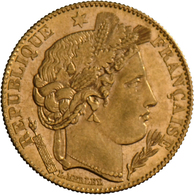 Frankreich - Anlagegold: Lot 3 Verschiedene 10 Francs Goldmünzen: 1862 A / 1899 A / 1914. Je 3,22 G, - Other & Unclassified