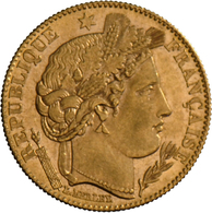 Frankreich - Anlagegold: Lot 3 Verschiedene 10 Francs Goldmünzen: 1862 A / 1899 A / 1914. Je 3,22 G, - Andere & Zonder Classificatie