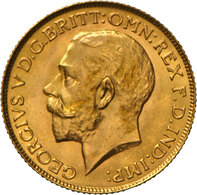 Großbritannien - Anlagegold: George V. 1910-1936: Sovereign 1925, KM# 820. 7,99 G 917/1000 Gold. Kle - Other & Unclassified