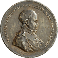 Italien: Bologna: Bleigußmedaille 1777 (v. Corazzini) Auf Urbano Savorgnan 1704-1777, Gewidmet Vom S - 1900-1946 : Victor Emmanuel III & Umberto II