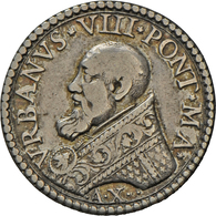 Italien: Kirchenstaat, Urban VIII. 1623-1644: Silbermedaille Anno X (1633), Unsigniert, Auf Die Fußw - 1900-1946 : Vittorio Emanuele III & Umberto II