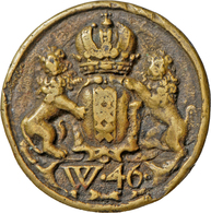 Niederlande: Amsterdam, Stadt: Brandspuitpenning (Token Der Feuerwehr, Bronzeguss) O.J. (1700-1800), - Sammlungen