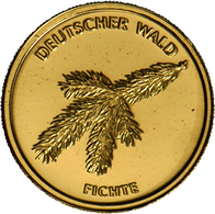 Deutschland - Anlagegold: 5 X 20 Euro Gold Serie Deutscher Wald: 2 X Eiche (2010), 2 X Buche (2011) - Deutschland