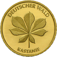 Deutschland - Anlagegold: 5 X 20 Euro Gold Serie Deutscher Wald 2010 - 2014: (Eiche, Buche, Fichte, - Alemania