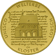 Deutschland - Anlagegold: 5 X 100 Euro 2014 Kloster Lorsch (A,D,F,G,J) In Originalkapsel, Mit Zertif - Germania