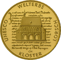 Deutschland - Anlagegold: 5 X 100 Euro 2014 Kloster Lorsch (A,D,F,G,J) In Originalkapsel, Mit Zertif - Allemagne