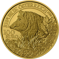 Österreich - Anlagegold: Lot 4 Goldmünzen: 50 Euro 2012 Adele Bloch-Bauer I. (2x) 10,14 G, 986/1000 - Austria