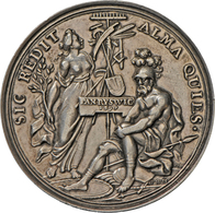 Altdeutschland Und RDR Bis 1800: Augsburg, Reichsstadt: Silbermedaille 1697, Stempel Von P.H.Müller, - Autres & Non Classés