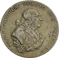 Altdeutschland Und RDR Bis 1800: Brandenburg-Preußen: Friedrich Wilhelm II. 1786-1797: Taler 1796 B - Sonstige & Ohne Zuordnung
