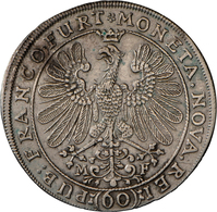 Altdeutschland Und RDR Bis 1800: Frankfurt, Stadt: Gulden 60 Kreuzer 1672; 19,26 G, Davenport 516, J - Autres & Non Classés