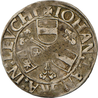 Altdeutschland Und RDR Bis 1800: Leuchtenberg, Johann IV 1470-1531: Batzen 1525 Pfreimd, Drei Wappen - Autres & Non Classés