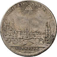 Altdeutschland Und RDR Bis 1800: Nürnberg, Stadt: Taler 1765 Mit Titel Joseph II. Stadtansicht / Rei - Autres & Non Classés