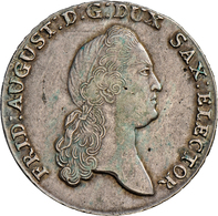 Altdeutschland Und RDR Bis 1800: Sachsen, Friedrich August III. 1763-1806: Taler 1779 IEC-Dresden, 2 - Otros & Sin Clasificación