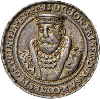 Altdeutschland Und RDR Bis 1800: Sachsen-Kurfürstentum, Johann Friedrich II. 1554-1567: Silbermedail - Altri & Non Classificati