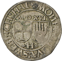 Altdeutschland Und RDR Bis 1800: Schwäbisch Hall: Batzen 1516, Mit Titel Maximilian, 3,68 G, Raff 26 - Autres & Non Classés