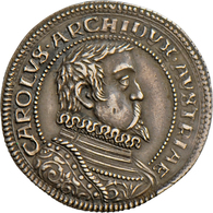 Haus Habsburg: Erzherzog Karl II. 1564-1590: Silbermedaille O. J., Stempel Von H. Zwigott. Av: Büste - Andere - Europa