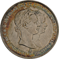 Haus Habsburg: Franz Joseph I. 1848-1916: Taler (2 Gulden) 1854 A, Hochzeit Mit Elisabeth Von Bayern - Autres – Europe