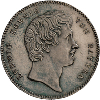 Bayern: Ludwig I. 1825-1848: Kronentaler 1826, AKS 75, Jaeger 23, Grünliche Patina,  Kl. Kratzer, Se - Andere & Zonder Classificatie