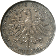 Frankfurt Am Main: Frankfurt A.M., Freie Stadt 1815-1866: 1 Gulden 1853, AKS 12, Jaeger 27, Im Holde - Sonstige & Ohne Zuordnung