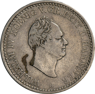Hannover: Wilhelm IV. 1830-1837: Taler 1834 B, Davenport 662, AKS 62, 22.0 G, Sehr Schön. - Other & Unclassified