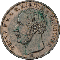 Hannover: Lot 2 Stück; Ernst August 1837-1851, Taler 1838 A Und Georg V. 1851-1866, Ausbeutetaler 18 - Other & Unclassified