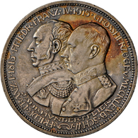 Mecklenburg-Schwerin: Friedrich Franz IV. 1901-1918: Lot 2 Stück; 3 Mark 1915 A, AKS 63, Jaeger 88, - Sonstige & Ohne Zuordnung