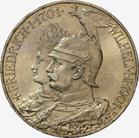 Preußen: Wilhelm II. 1888-1918: Lot 2 Münzen: 2 Mark Und 5 Mark 1901 (Jaeger 105 Und 106), 200-Jahr- - Taler & Doppeltaler