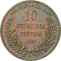 Deutsch-Neuguinea: 10 Neu-Guinea Pfennig 1894 A, Paradiesvogel, Jaeger 703, AKS 961, Schöne Kupferpa - Nuova Guinea Tedesca