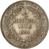Deutsch-Neuguinea: ½ Neu-Guinea Mark 1894 A, Jaeger 704, Kratzer, Sehr Schön - Vorzüglich. - Deutsch-Neuguinea