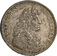 Medaillen Alle Welt: Frankreich, Ludwig XIV. 1643-1715: Silberjeton 1675 Von Dufour, ORDINAIRE DE LA - Ohne Zuordnung