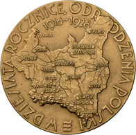 Medaillen Alle Welt: Polen/Posen: Bronzemedaille 1929, Auf Die Polnische Gewerbeausstellung, 55 Mm, - Unclassified