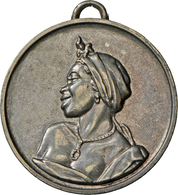 Medaillen Alle Welt: Senegal: Tragbare Silbermedaille O. J., 40 Mm, 17,16 G, Herrliche Tönung, Von G - Ohne Zuordnung