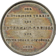 Medaillen Deutschland: Bayern, Ludwig I. 1825-1848: Silbermedaille 1835 Des Historischen Vereins Des - Autres & Non Classés